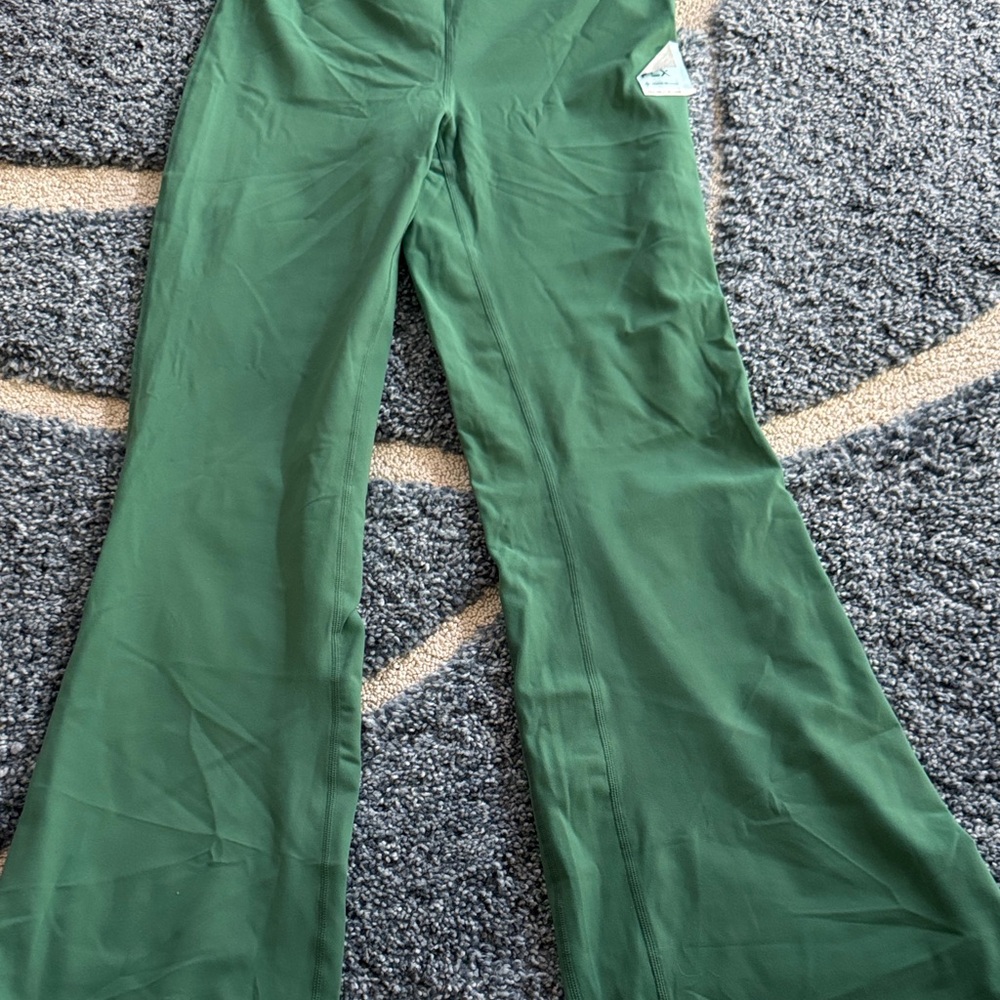 NWT..FLX High-Waist Green Active Leggings